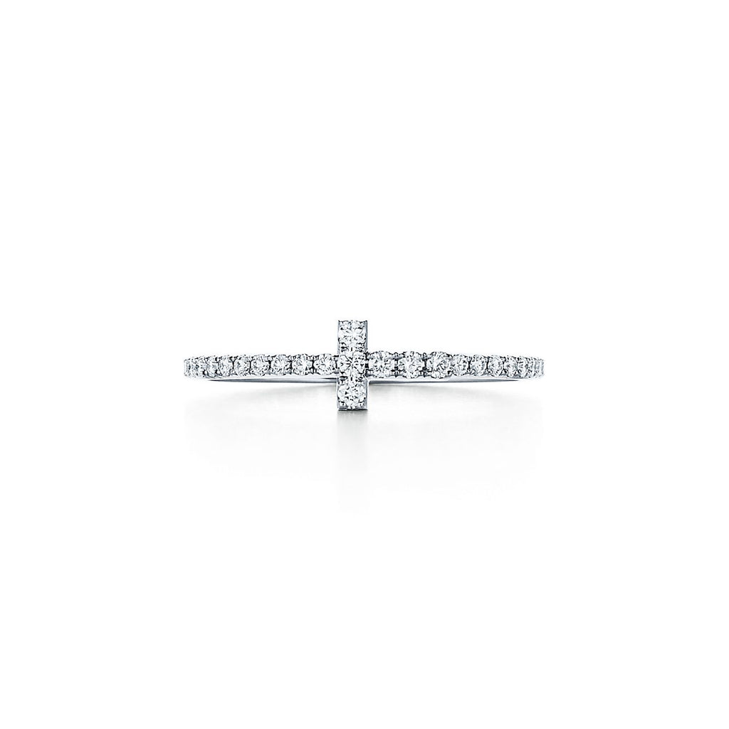 18K T Diamond Wire Ring