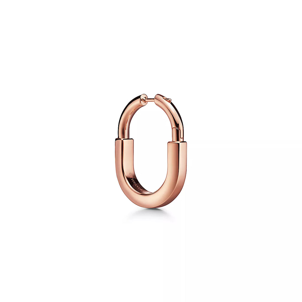 18K T Lock ROS¨¦ Edition Medium Earrings