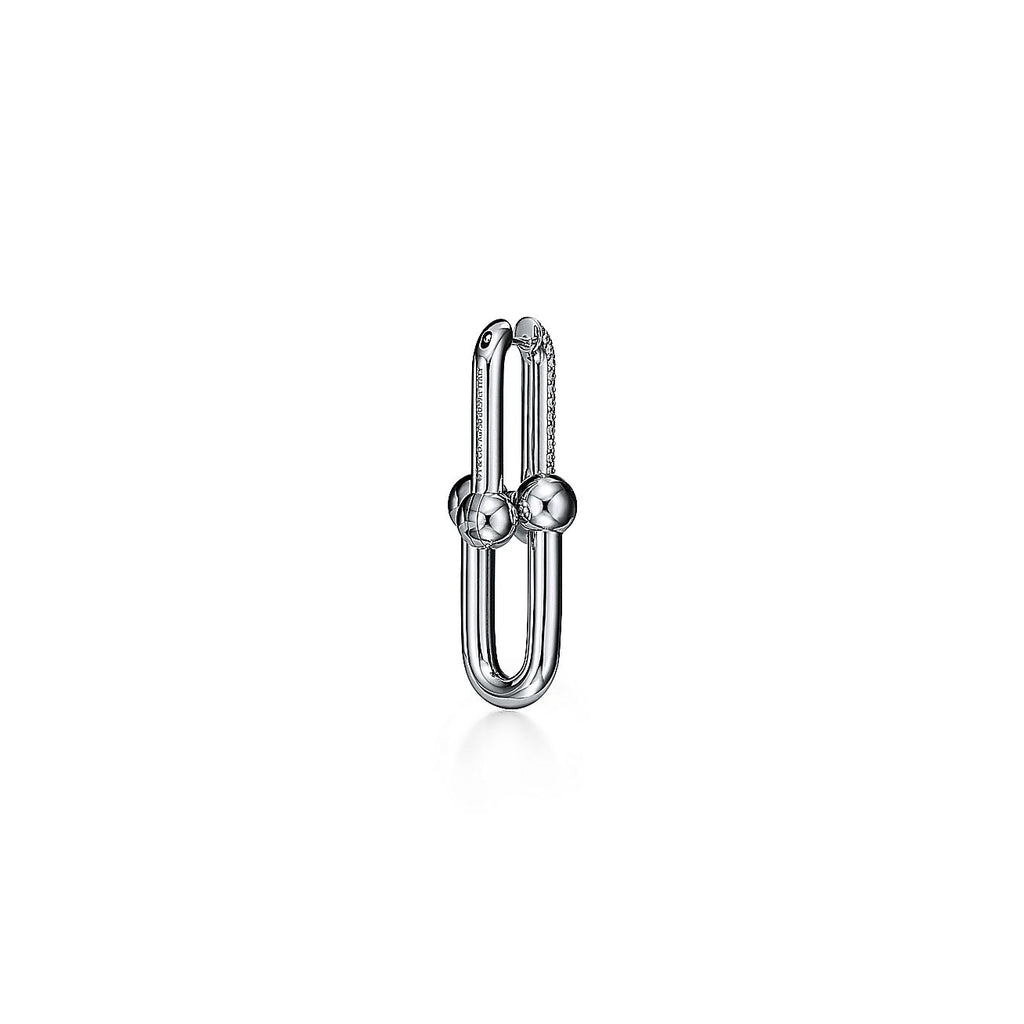 18K T HardWear Large Link Diamonds Earrings