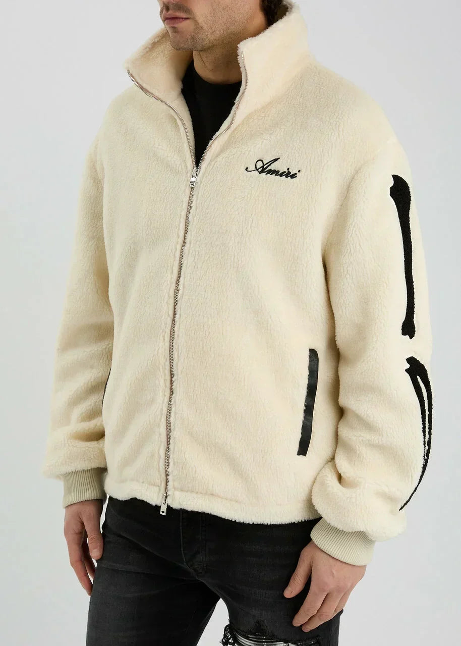 AMRI Men's Sherpa Bones Blouson Fleece Jacket