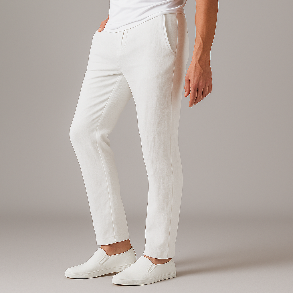 Linen Pants – Men's Drawstring Casual Trousers | Arden