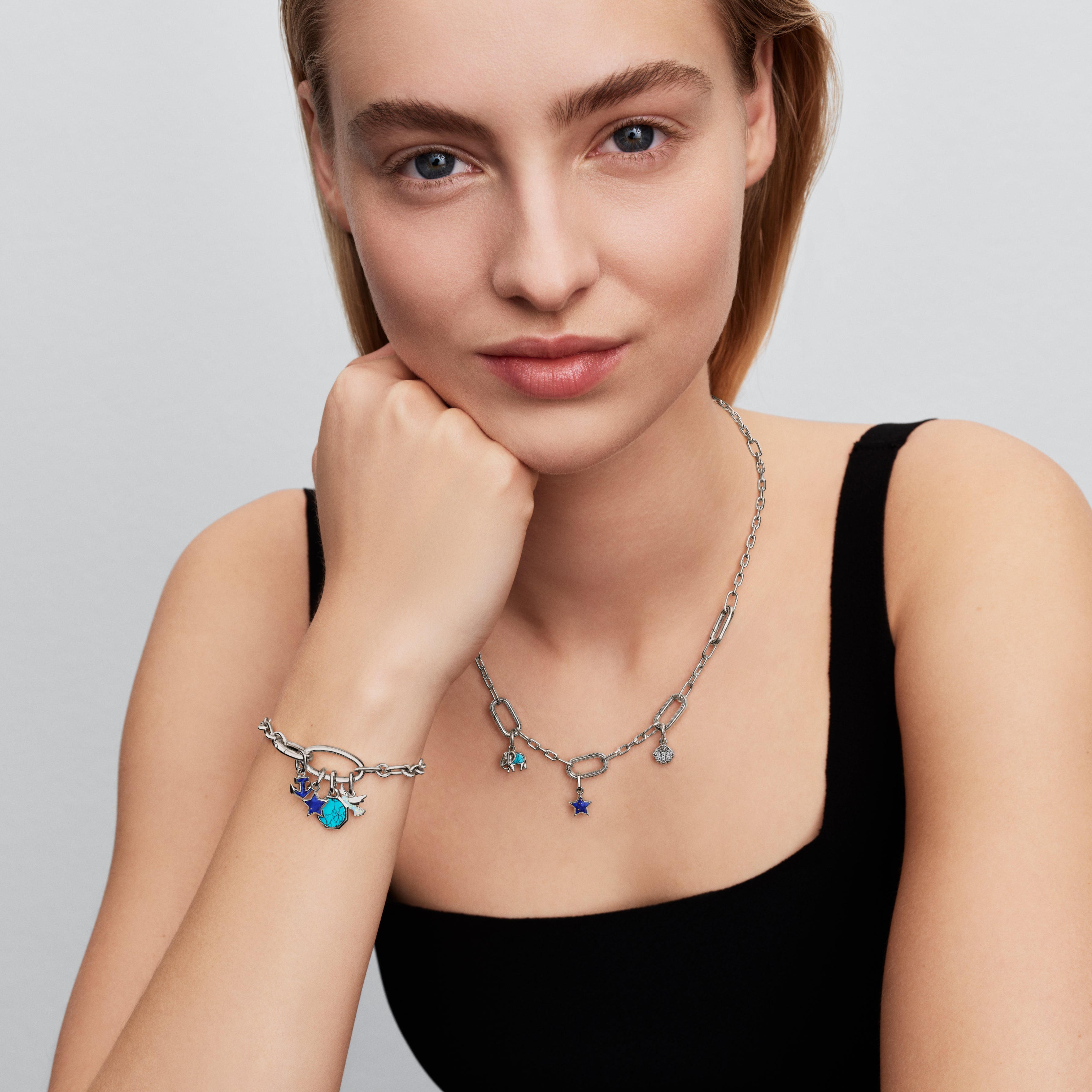 Pandora Openable Oval Link Chain Bracelet