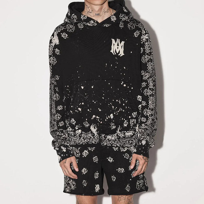 AMRI Bandana Bleach hoodie