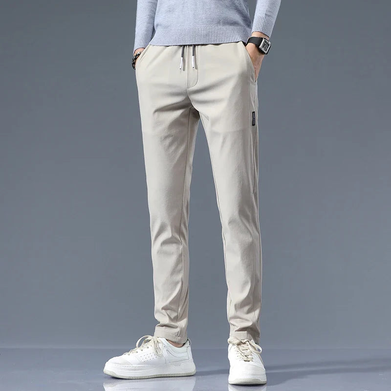 Savoni Slim Fit Cotton Pants