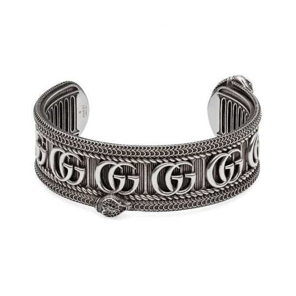 Double G Snake Wide Bracelet
