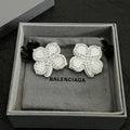 18K BB Flower Earrings