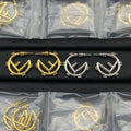 18K F Forever Earrings