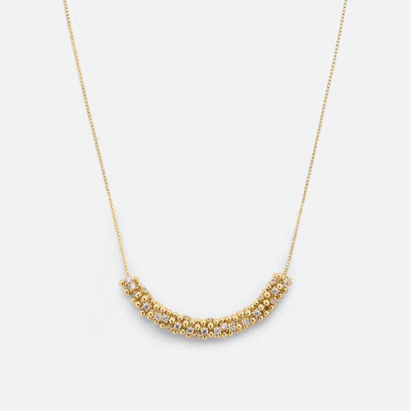18K BV Facet Pearl Necklace