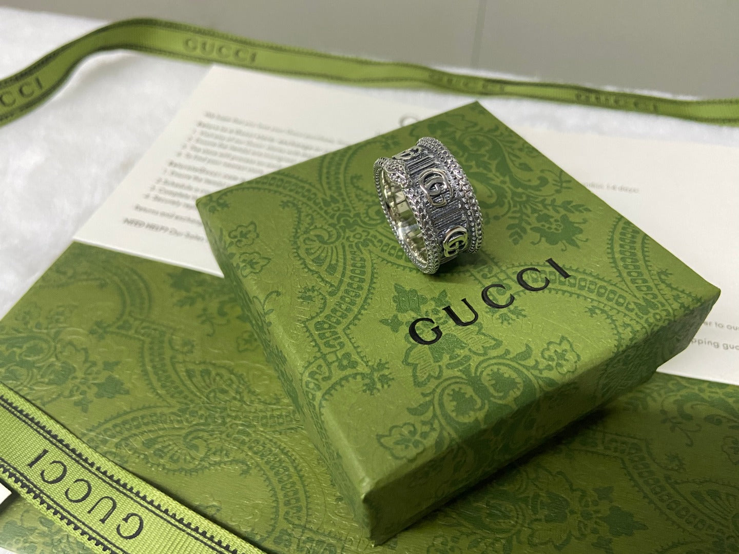 Double G Snake Ring